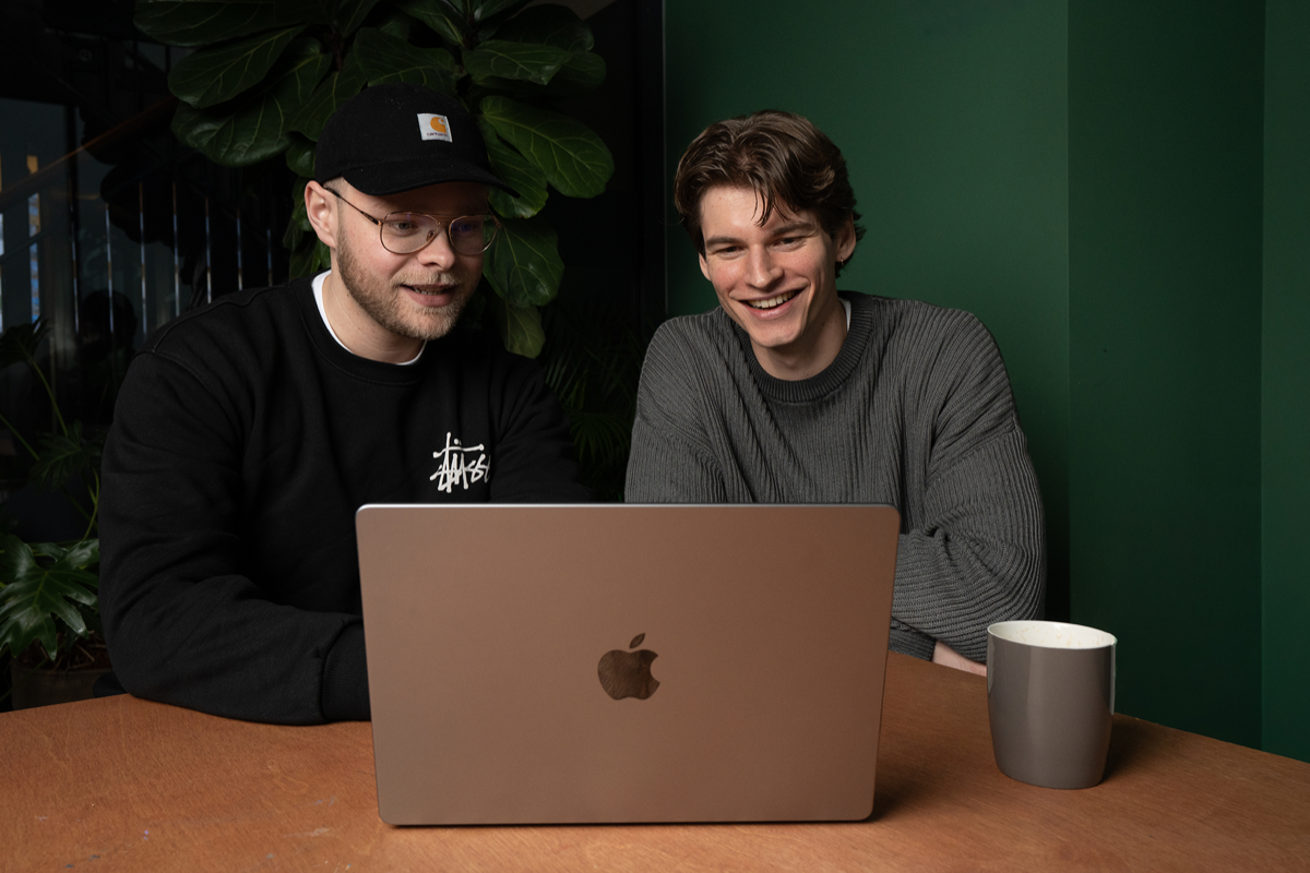 Founders working together